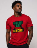 Red "Who We Be" T-Shirt