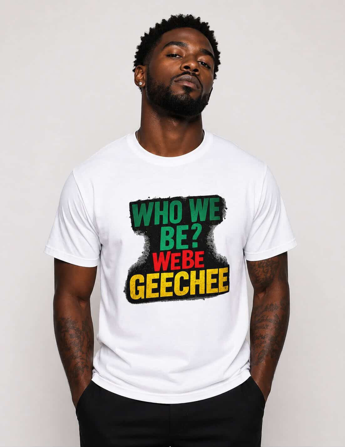 White "Who We Be" T-Shirt