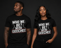 Black W/ White Letters "Who We Be" T-Shirt